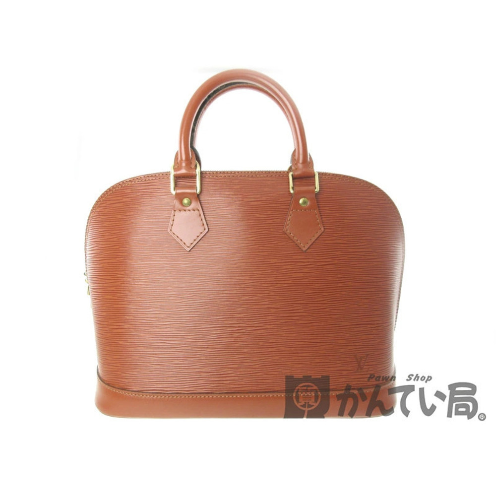 LOUIS VUITTON Alma Handbag Epi Leather Kenya Brown
